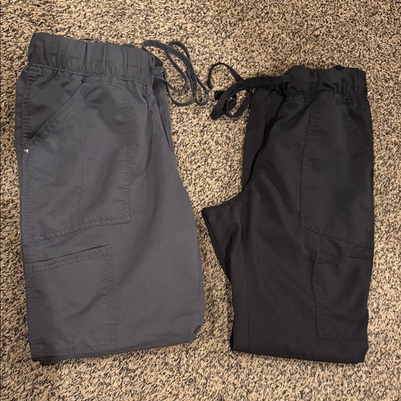 Gray and Black Scrub pants - Picture 1 of 1